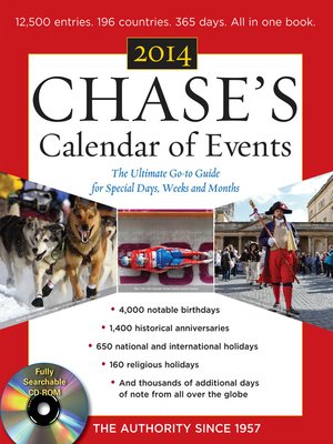 cover image of Chase's Calendar of Events 2014